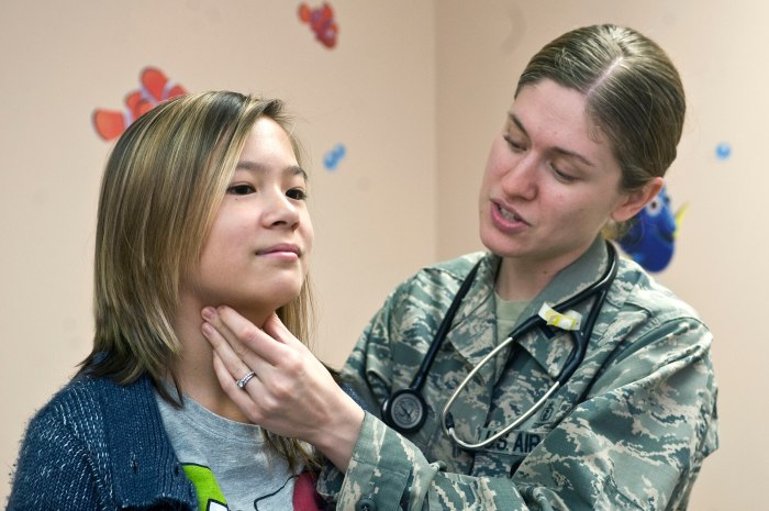 Sandra is informed by a pediatrician