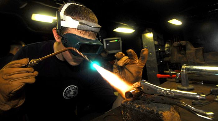 Welding acetylene oxy oaw bead course