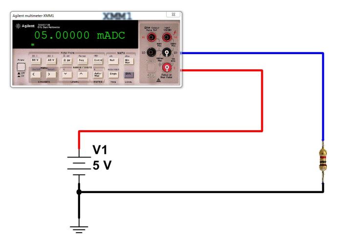 Current measure multimeter leads test dmm sockets voltage use using resistance probe setup