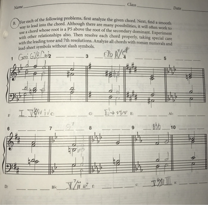 Tonal harmony workbook 8th edition answer key